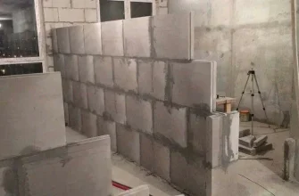 Возведение межкомнатных перегородок из гипсоблоков: быстро и без грязи